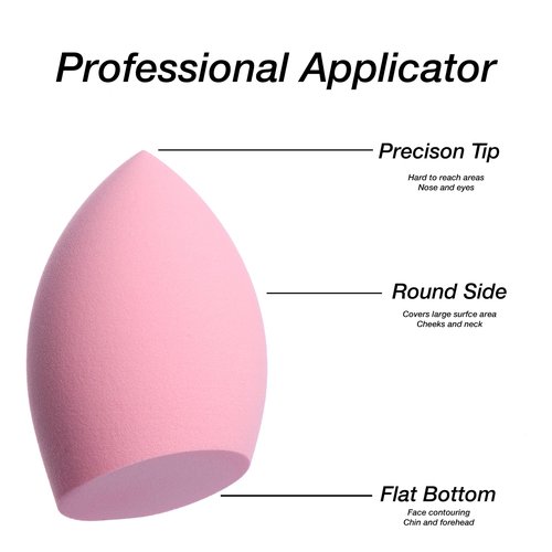 12pc Beauty Blenders Value Pack - Assorted Cosmetic Makeup Sponge Beauty Blender Set For Foundation, Blush, Concealer, Eyeshadow, Contour & Highlighter Pastel