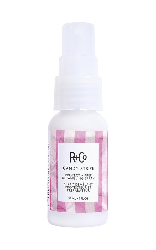 R+Co Candy Stripe Detangling Spray - Instantly Nourishes Hair, Prevents Breakage | Vegan & Cruelty-Free | 8.5 Fl Oz