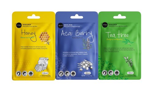 Celavi Essence Facial Sheet Masks - Authentic Korean Moisturizing Skincare Variety Set | 12 Count (Pack of 2)