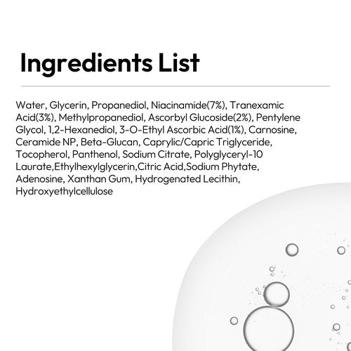 LAYERLAB Niacinamide 7% & Tranexamic Acid 3% Dark Spot Appearance Serum | 13% Radiance Complex Visibly Evens Skin Tone Look | Hydrating K-Beauty Skincare 0.94 fl.oz