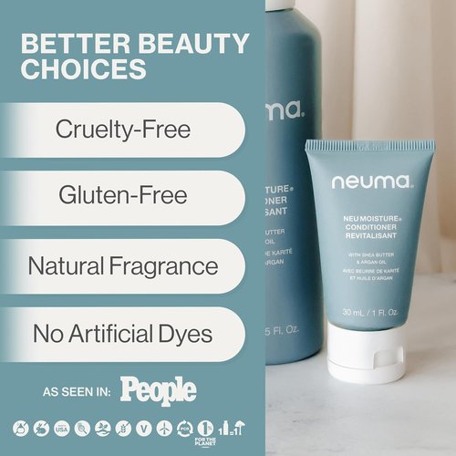 NEUMA Neu Moisture Conditioner - Hydrating Formula for Soft, Manageable Hair | 8.5 oz