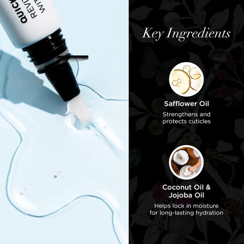 butter London Quick Slip Cuticle Oil for Nails - Revitalizing Cuticle Oil Treatment Softens, Hydrates & Strengthens with Biotin, Horsetail Extract, Vitamin B & Calcium - Fast-Drying Nail Care