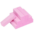 Senkary 12 Pack Nail Buffer Block 4 Sided Professional Nail File Sanding Block Buffing Blocks for Natural and Acrylic Nails (Pink)
