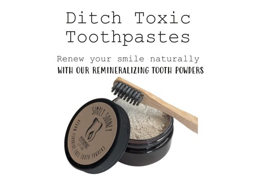 Simply Sooney Remineralizing Vegan Mineral Tooth Powder I Bubblegum Formula for Kids I Natural Whitening I Stronger Teeth 1.5oz (1.5 oz jar)