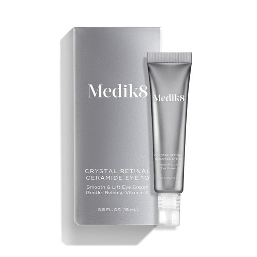Medik8 Crystal Retinal Ceramide Eye Cream - Lifting & Smoothing Formula for Wrinkles - 0.5 ml