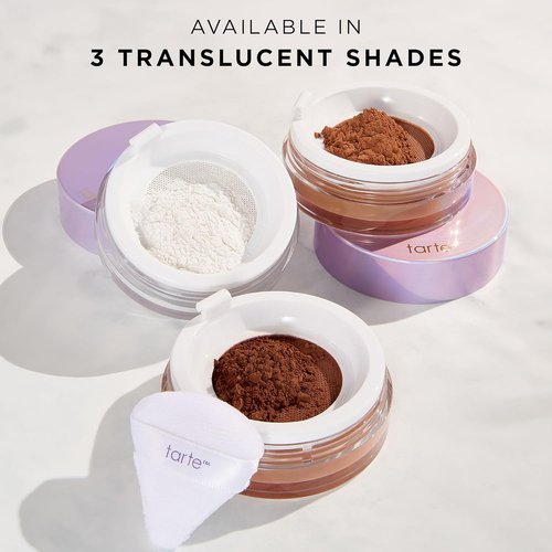 Tarte Creaseless Setting Powder - Lightweight Loose Face Powder for Longwear Finish | Vegan & Cruelty-Free