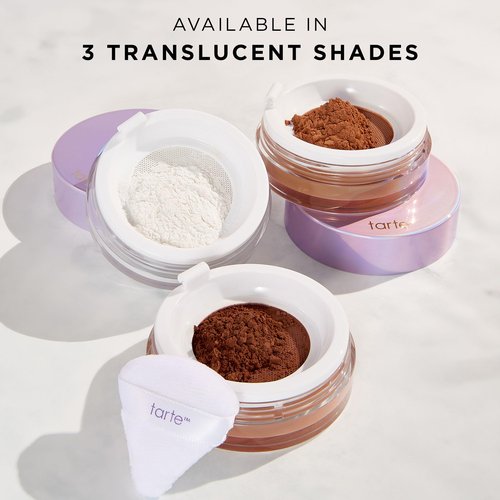 tarte creaseless setting powder – Loose Face Powder, Lightweight Oil-Absorbing Formula for Longwear Finish, Vegan & Cruelty-Free, full size, lavender