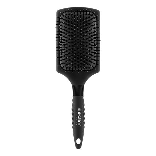 Elchim - Paddle Brush with Pneumatic Rubber Cushion and Ergonomic Handle – Lightweight Detangling and Styling Brush