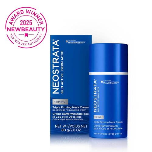 NEOSTRATA Triple Firming Neck Cream - New Formula with MicroDiPeptide229® & Bakuchiol | Fragrance-Free, 80g