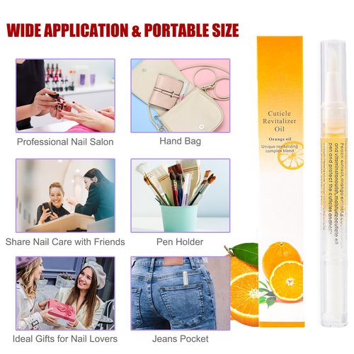 15 PCS Cuticle Oil for Nails, GRUNIL Cuticle Oil Pen for Nail Growth Treatment, Nail Strengthener for Thin Nails and Growth Nail Oil Home Nail Care Kit Pedicure Supplies Manicure Tools