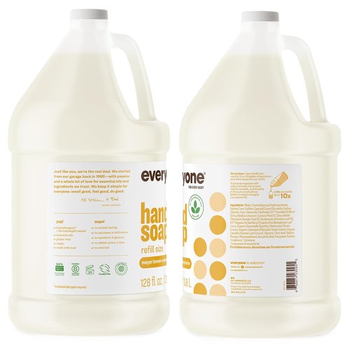 Everyone Liquid Hand Soap Refill - Meyer Lemon & Mandarin | 1 Gallon, Essential Oils for Kitchen & Bathroom
