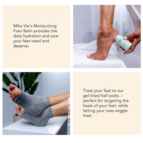 Regine Switzerland Foot Balm & Socks - Moisturizing Urea Cream for Soft, Exfoliated Feet