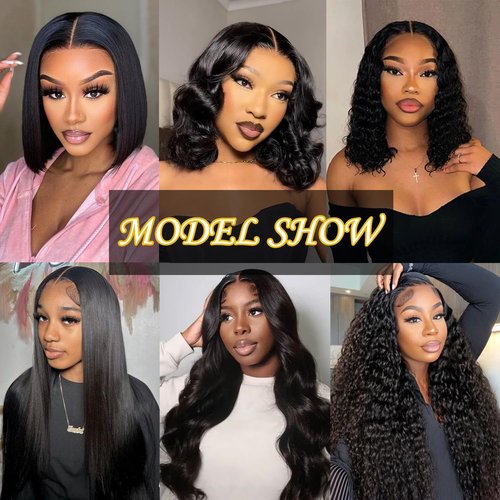 CindiRiver 2x6 HD Lace Closure Straight Human Hair, Invisible Virgin Real Swiss HD Lace, Natural Hairline, Skinlike Lace Frontal Closure Only