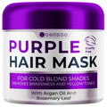 Purple Hair Mask by [Brand Name] - Deep Conditioner & Toner for Blonde, Brassy Hair - Hydrating Repair for Damaged Hair