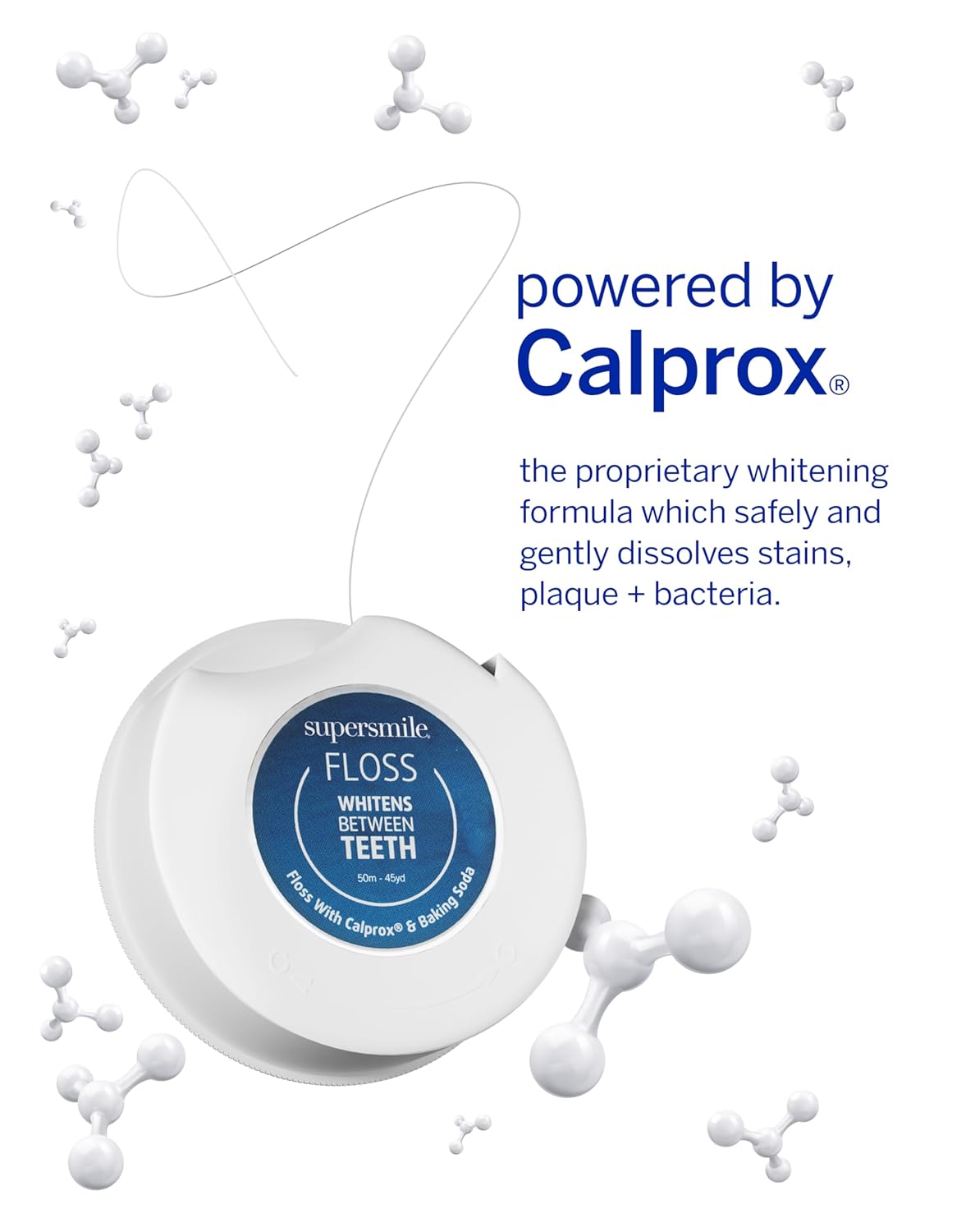 Supersmile Professional Whitening Dental Floss - Effective Stain Removal | 1 Count