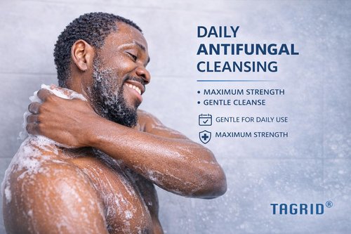 Antifungal Oatmeal Tea Tree Soap: Slow-dissolving Body Bar for Athletes Foot & Active Lifestyles – Daily Skin Care to Help Relieve Skin Discomfort Associated with Jock Itch, Ringworm, and Fungal Acne