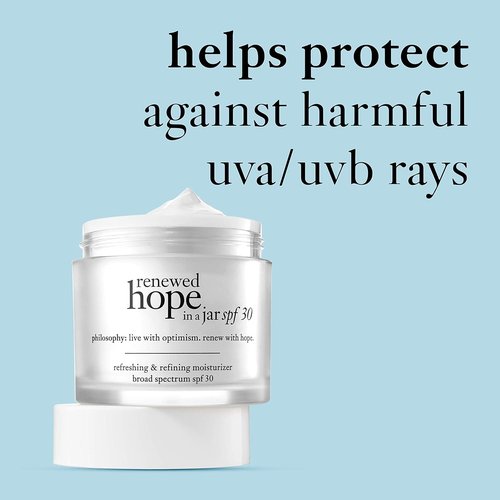 Philosophy Renewed Hope In A Jar - Moisturizer with SPF 30 - 2 oz for Radiant Skin