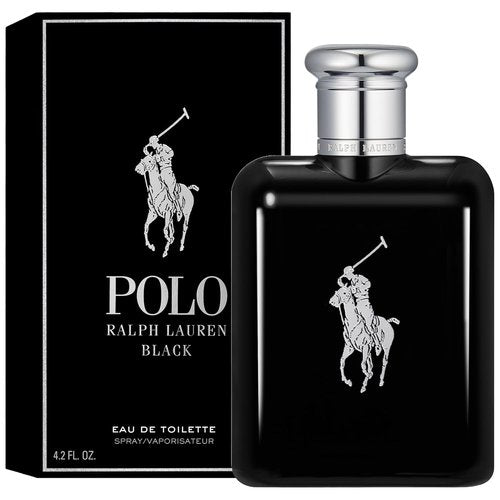 Ralph Lauren Fragrances - Polo Black Eau de Toilette - Men's Cologne with Woody Fresh Notes - 4.2 oz