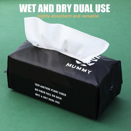 Mummy 100% Cotton Tattoo Tissue for During Tattooing & Tattoo After Care,Disposable Tattoo Washing Face Makeup Wipe Towel Tissue 80pcs,Wet and Dry Use, Strong Water Absorption