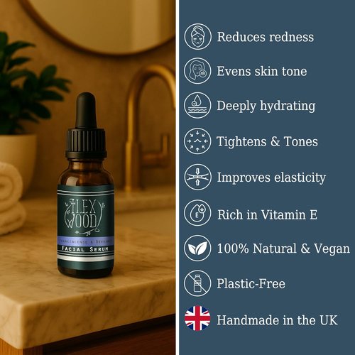 Frankincense & Bergamot Gift Set - Natural Face Cream & Serum for Men & Women | Vegan, Moisturizing, Anti-Aging