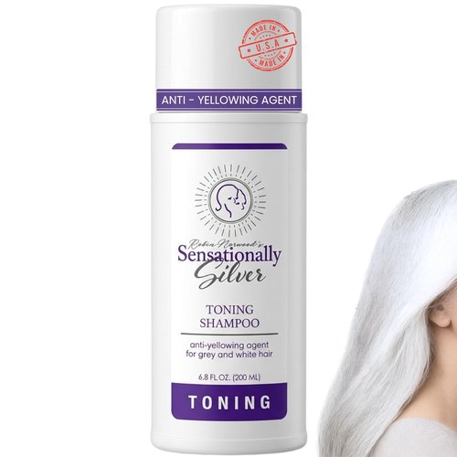 Skiennix Silver Shampoo - Toning Purple Shampoo for Gray & White Hair for Men & Women
