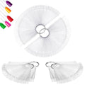 ADULLPONY 200Pcs Nail Swatch Sticks Nail Polish - Nail Sample Swatches for Gel Polish Clear Nail Polish Swatch Stick Nail Color Display - Nail Swatches Sticks