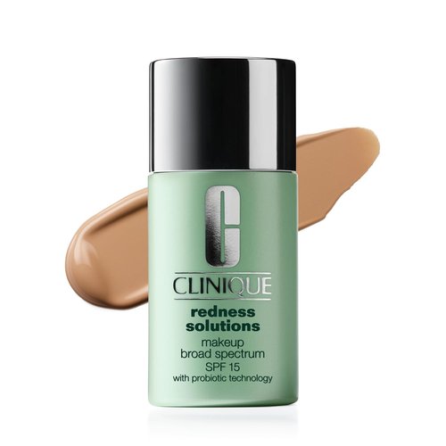 Clinique Redness Solutions Liquid Foundation - SPF 15 with Probiotic Technology | Medium Coverage, Natural Finish