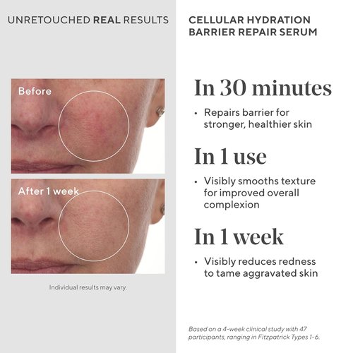 Murad Cellular Hydration Barrier Repair Serum - Hydrating Formula for Lipid-Depleted Skin | Hexapeptide-9 & Hyaluronic Acid