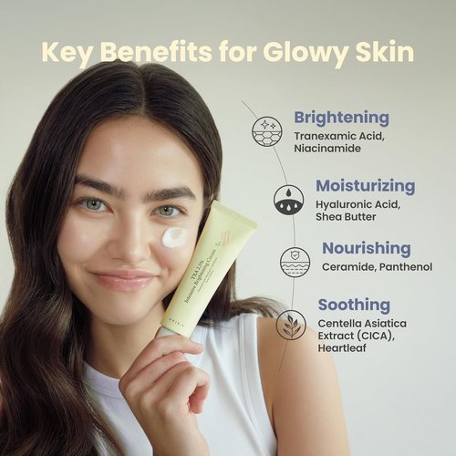 AXIS-Y Brightening Cream - Intensive Tranexamic Acid Moisturizer with Niacinamide & Glutathione for Dark Spots (1.69 fl. oz.)