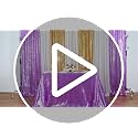 Lavender Sequin Tablecloth 90x132 Inch Rectangle Party Table Cover - Seamless & Glittering