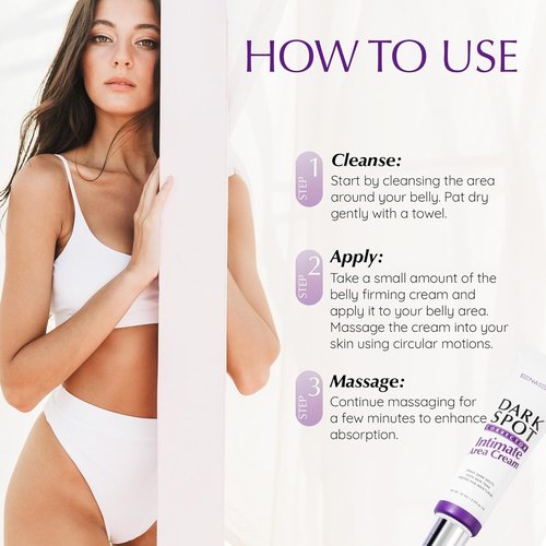 EnaSkin Dark Spot Remover Cream for Intimate Parts: Skin Bleaching Cream Dark Spots Corrector for Face and Body, Underarm, Inner Thighs, Bikini Area, Elbows & Knees - 2 Fl Oz