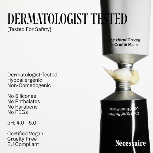 Nécessaire The Hand Retinol - Anti-Aging Repair Serum for Wrinkles & Spots | 0.25% Pure Retinol, 2.2 fl oz