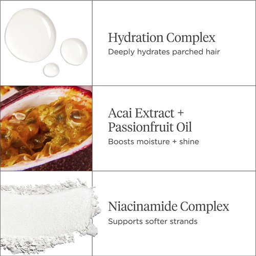 Briogeo Superfoods Acai + Passionfruit Hair Mask - Lightweight Hydration & Deep Conditioning Treatment for Dry Hair | Vegan & Cruelty-Free