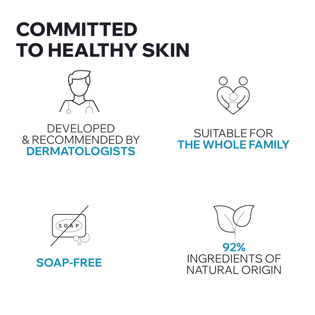 Uriage Daily Moisturizing Cleansing Cream - 2-In-1 Body Wash With Shea Butter | Nourishes & Cleanses, Soap-Free