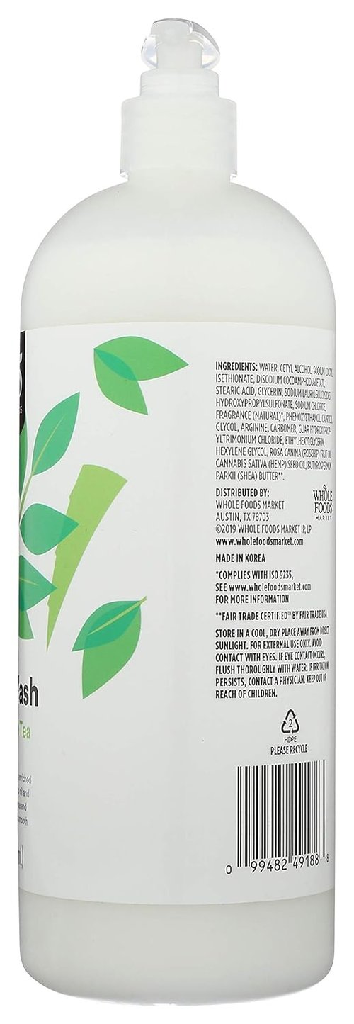 365 by Whole Foods Market Body Wash - Moisturizing Aloe & White Tea, 32 Fl Oz