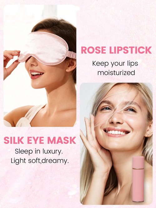 Valentine's Day Gifts for Her, 16Pcs Rose Spa Bath & Body Care Set with Bath Bombs & Lotions, Relaxing Home Spa Gift Kit for Mom Wife Girlfriend, Ideal for Mother’s Day Birthday Women Gift Sets