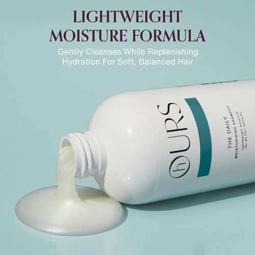 hOURS Daily Moisturizing Shampoo - Sulfate-Free Cleanser with Panthenol, Biotin & Avocado Oil | 8 oz