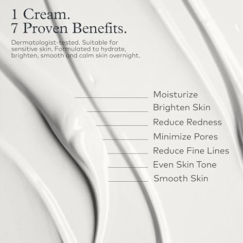 Onekind Night Moisturizer - Hydrating Dream Cream for Anti-Aging with Squalane & Rosehip | 1.7 oz