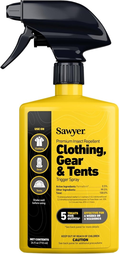 Sawyer Products Premium Permethrin Insect Repellent - Protect Clothing, Gear & Tents 24 oz