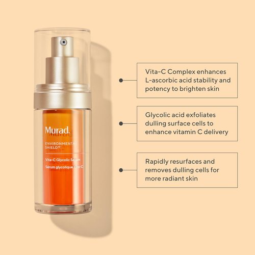 Murad Bright & Spotless Combo - Vita-C Glycolic Serum & Rapid Dark Spot Corrector for Even Skin Tone | Set of 2