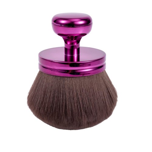 Extra Large Self Tanning Brush, Wide Head Body Makeup blending Brush Oval Self Tan Back Applicator Sunscreen Applicator for Sunscreen Foundation Back Leg Arm Face Body (Purple)