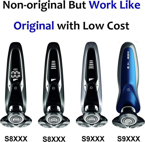 Philips Norelco SH90 Replacement Heads - Compatible with Series 9000 & 8950 Shavers