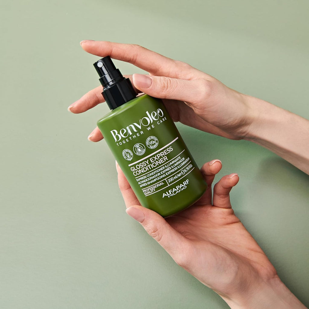 ALFAPARF MILANO Benvoleo Glossy Conditioner - Vegan, Sustainable Formula for Dull Hair - 6.76 FL. Oz.