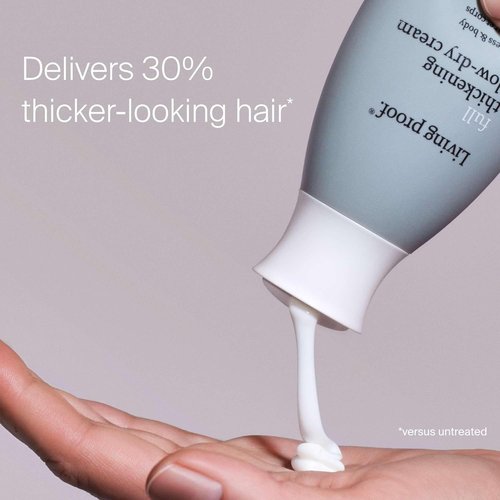 Living Proof Full Thickening Blow-Dry Cream - Lightweight Conditioning & Heat Protection for Fine Hair
