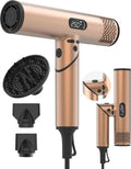 Skiennix Dual Voltage Travel Hair Dryer - 1600W Ionic Blow Dryer with Diffuser | Lightweight & Fast Drying for Home & Travel