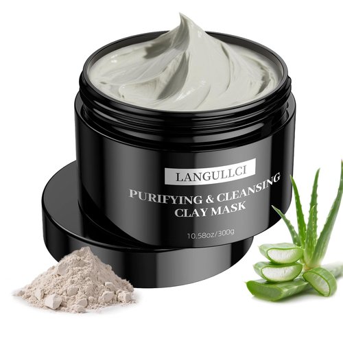 Regine Switzerland Clay Mask - Purifying Kaolin Face Mask for Blackhead Removal & Oil Control | 10.5 oz