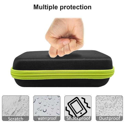 LinMei Travel Shaver Case Compatible with One Blade QP2724/90 QP2834/70 QP2630/72 Hybrid Electric Trimmer Hard Portable Storage Carrying Case for Shavers and Accessories