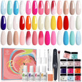 modelones Nail Polish Remover, Acetone Nail Polish Remover and Red Yellow Orange Sky Blue Gel Manicure for Travel Nail Art for Salon DlY at Home