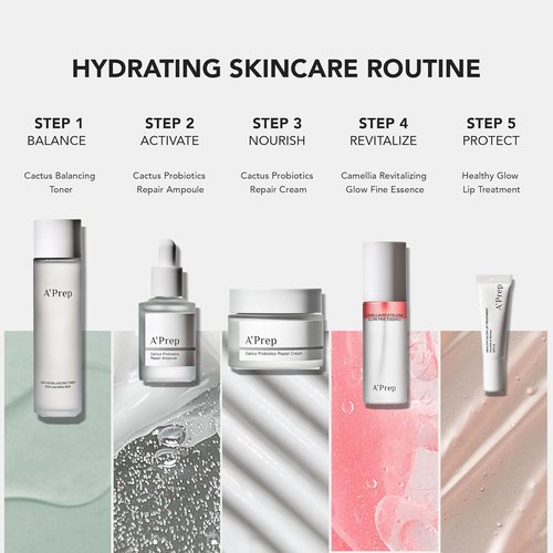 A'Prep Camellia Revitalizing Glow Essence - Hydrating Facial Spray Serum with Niacinamide & Hyaluronic Acid | 80ml Korean Face Mist