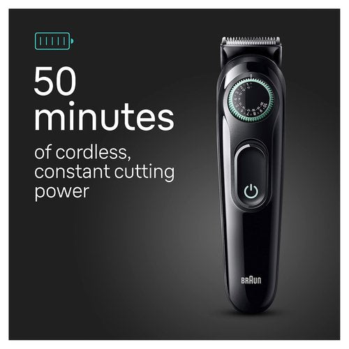 Braun All-in-One Style Kit Series 3 3430 - 3-in-1 Trimmer for Men with Beard, Ear & Nose Trimmer | 20 Length Settings, Washable